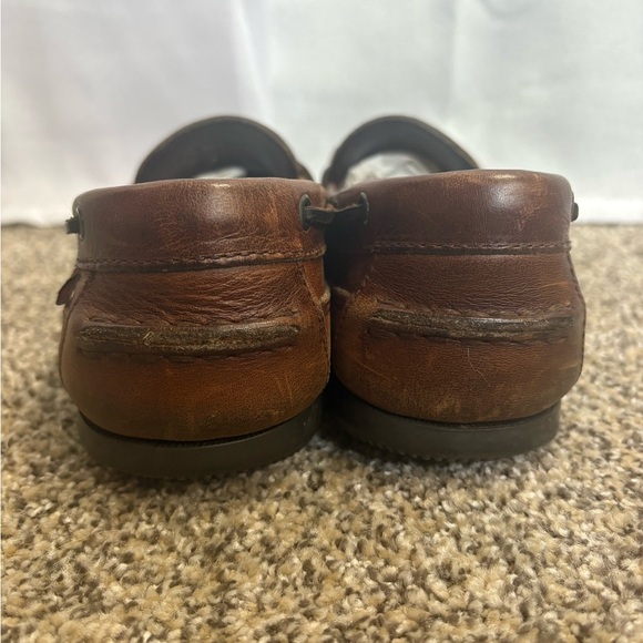 Bass Henry Men's Tassel Loafers Brown Leather Slip On Casual Dress Shoes Size 8 - Picture 4 of 7